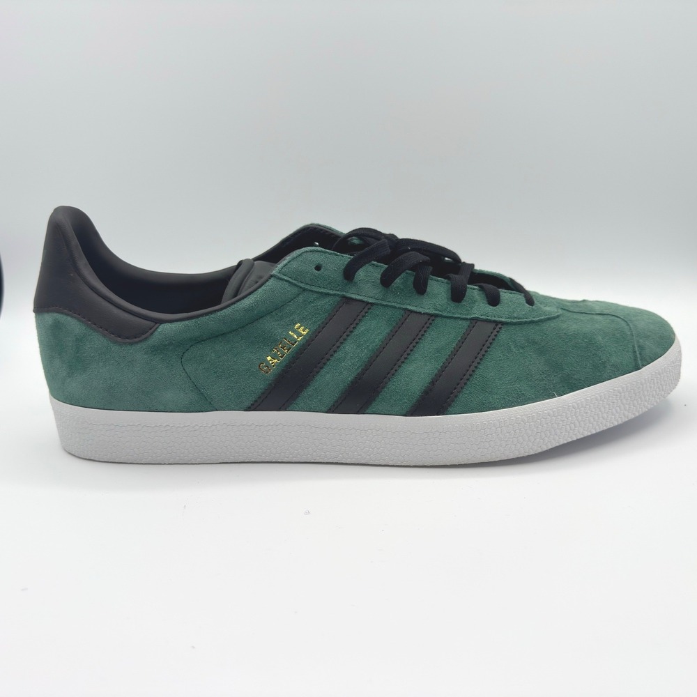 Adidas Gazelle Collegiate Green Core Black Suede Sneakers BB5487 Mens 14 - Picture 12 of 16